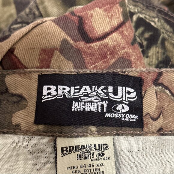 Mossy Oak Mens Break-Up Infinity Camo Cargo Pants SZ XXL Outdoor Hunting Camping - Picture 3 of 11